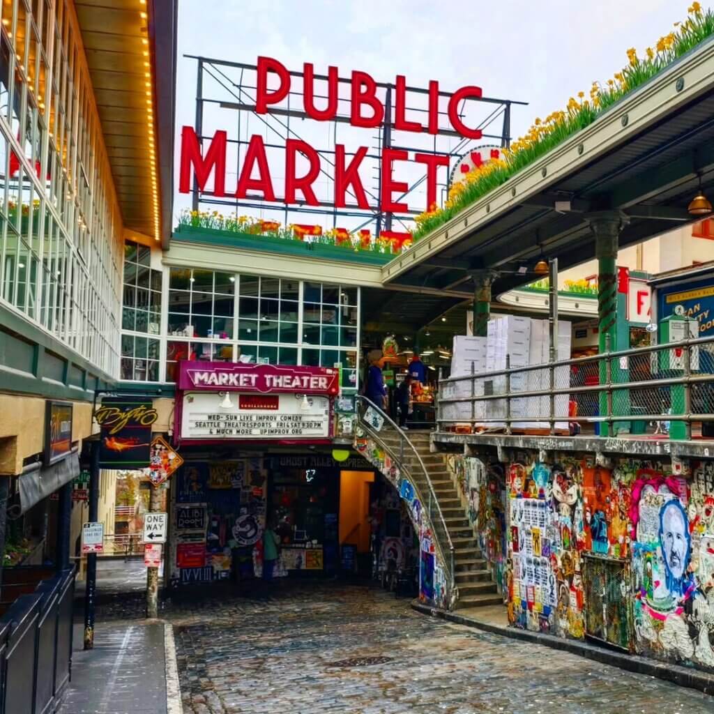 Pike Place Market in Seattle Washington