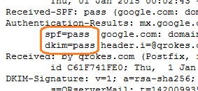 Mensaje original Gmail dkim header pass test spf linux ubuntu postfix